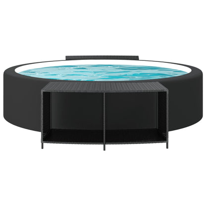 Opbergschappen 2 St Poly Rattan