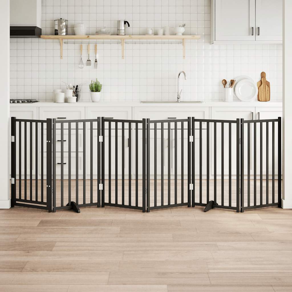 Hondenhek Inklapbaar 2 Panelen 160 Cm Massief Vurenhout