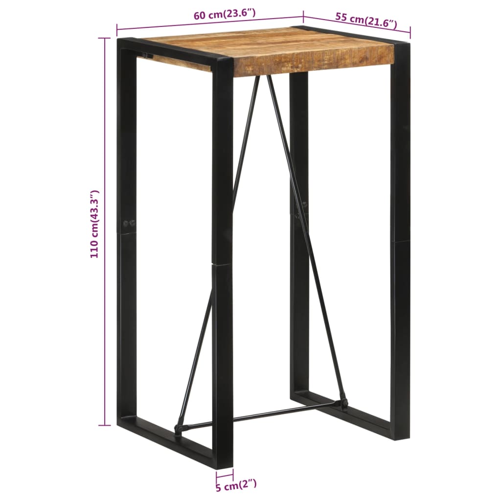 Bartafel Massief Ruw Mangohout