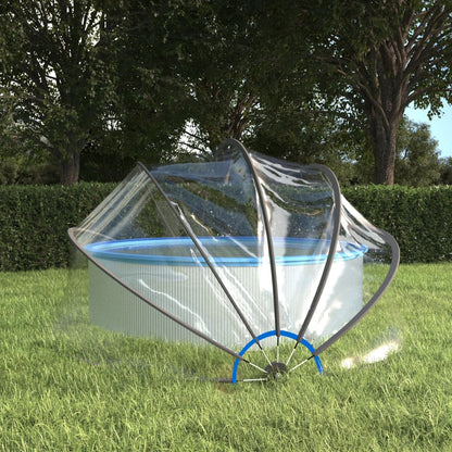 Zwembadoverkapping Rond Pvc
