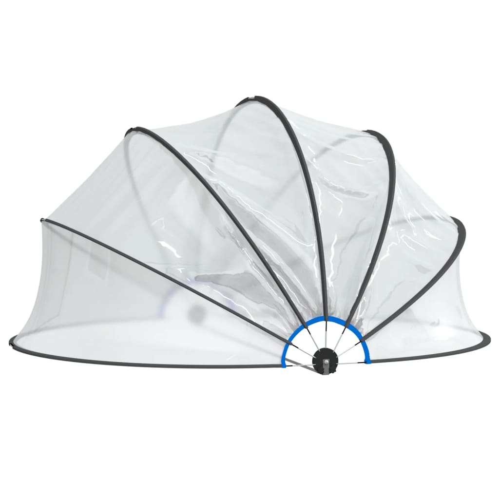 Zwembadoverkapping Rond Pvc