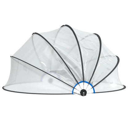 Zwembadoverkapping Rond Pvc