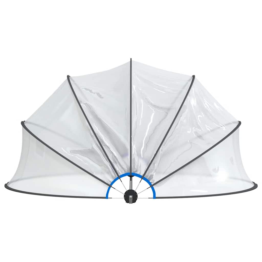 Zwembadoverkapping Rond Pvc