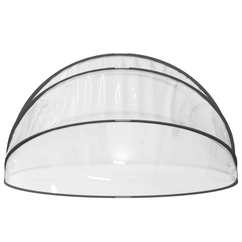 Zwembadoverkapping Rond Pvc