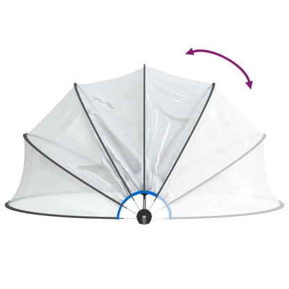 Zwembadoverkapping Rond Pvc
