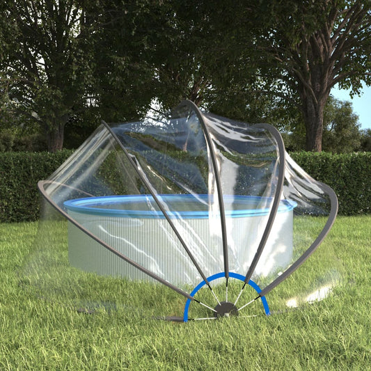 Zwembadoverkapping Rond Pvc