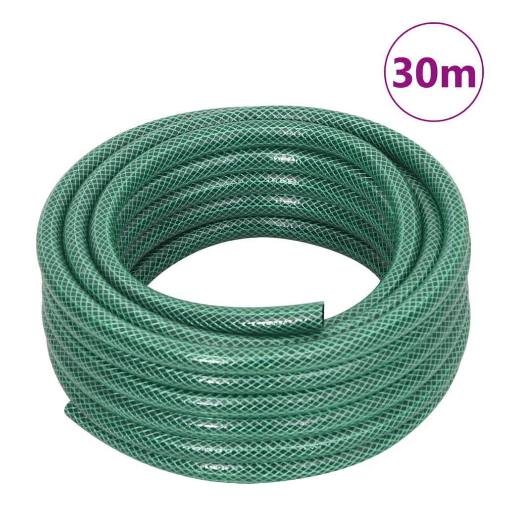 Tuinslang Met Koppelingsset 0,5'' 30 M Pvc Groen