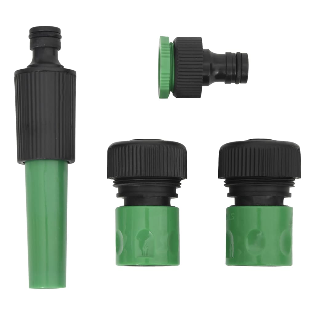 Tuinslang Met Koppelingsset 0,5'' 30 M Pvc Groen