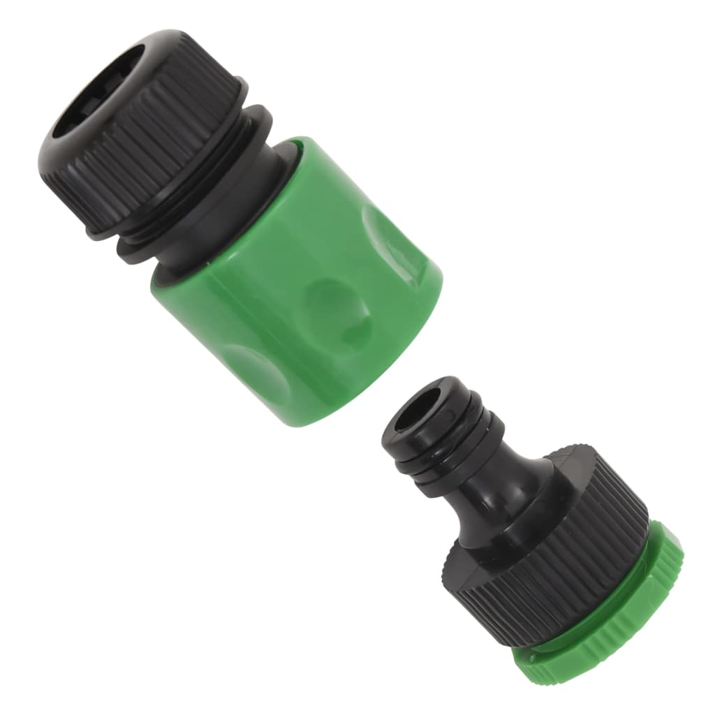 Tuinslang Met Koppelingsset 0,5'' 30 M Pvc Groen