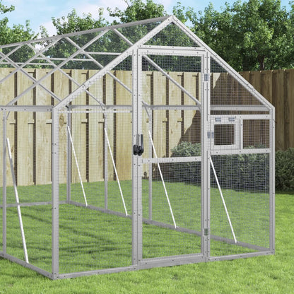 Volière 179X100X185 M Aluminium Kleurig