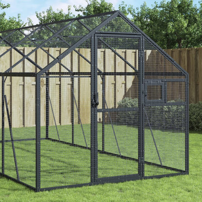 Volière 179X100X185 M Aluminium Kleurig