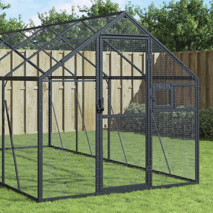 Volière 179X100X185 M Aluminium Kleurig