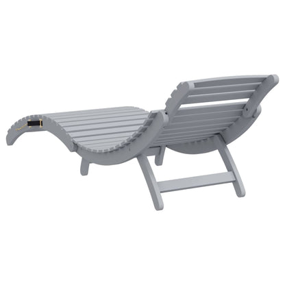 Ligbed 184X55X64 Cm Massief Acaciahout