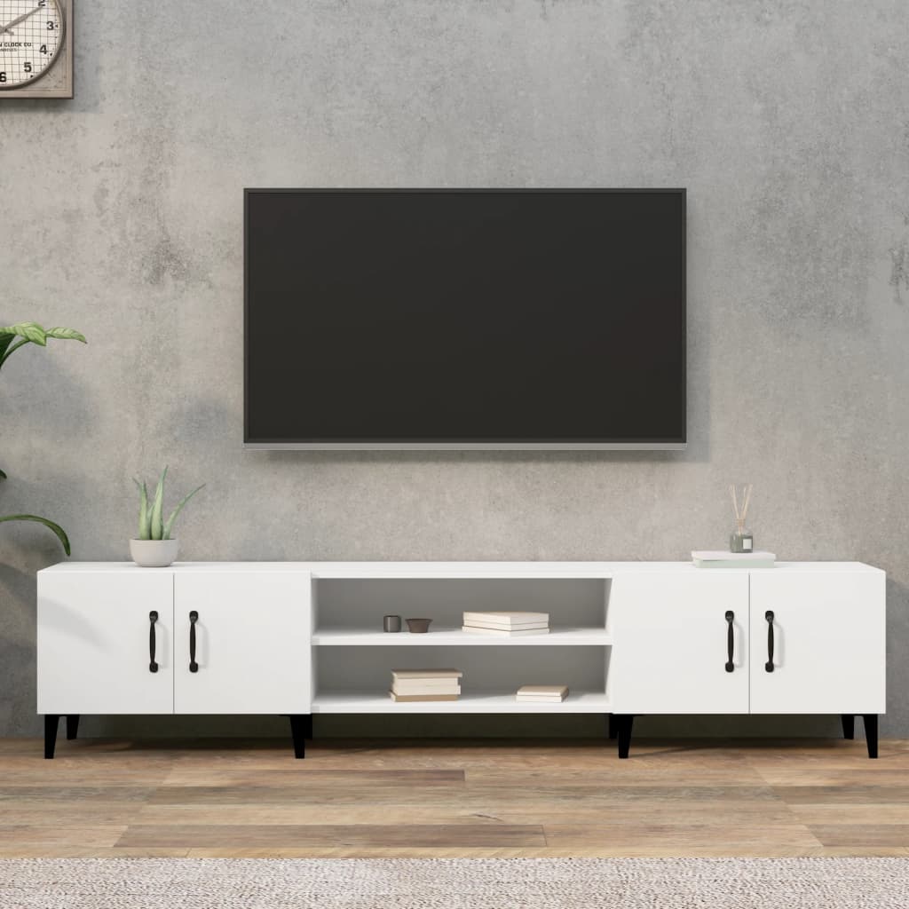 Tv-Meubel 180X31,5X40 Cm Bewerkt Hout Kleurig