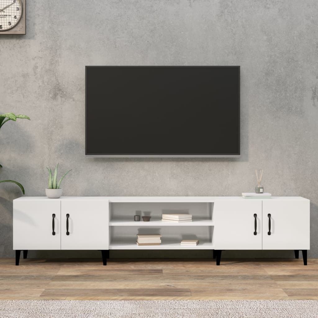 Tv-Meubel 180X31,5X40 Cm Bewerkt Hout Kleurig