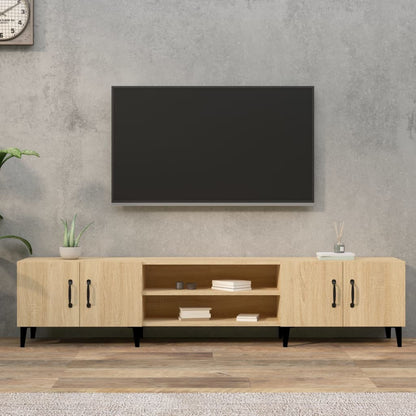 Tv-Meubel 180X31,5X40 Cm Bewerkt Hout Kleurig