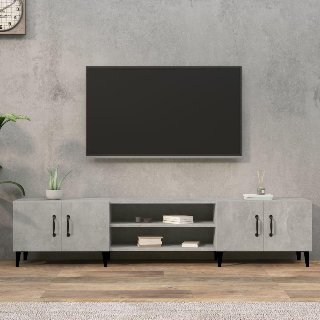 Tv-Meubel 180X31,5X40 Cm Bewerkt Hout Kleurig