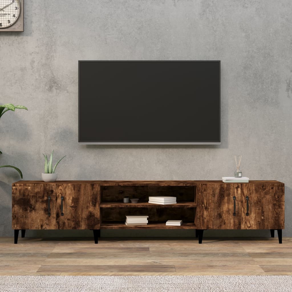 Tv-Meubel 180X31,5X40 Cm Bewerkt Hout Kleurig