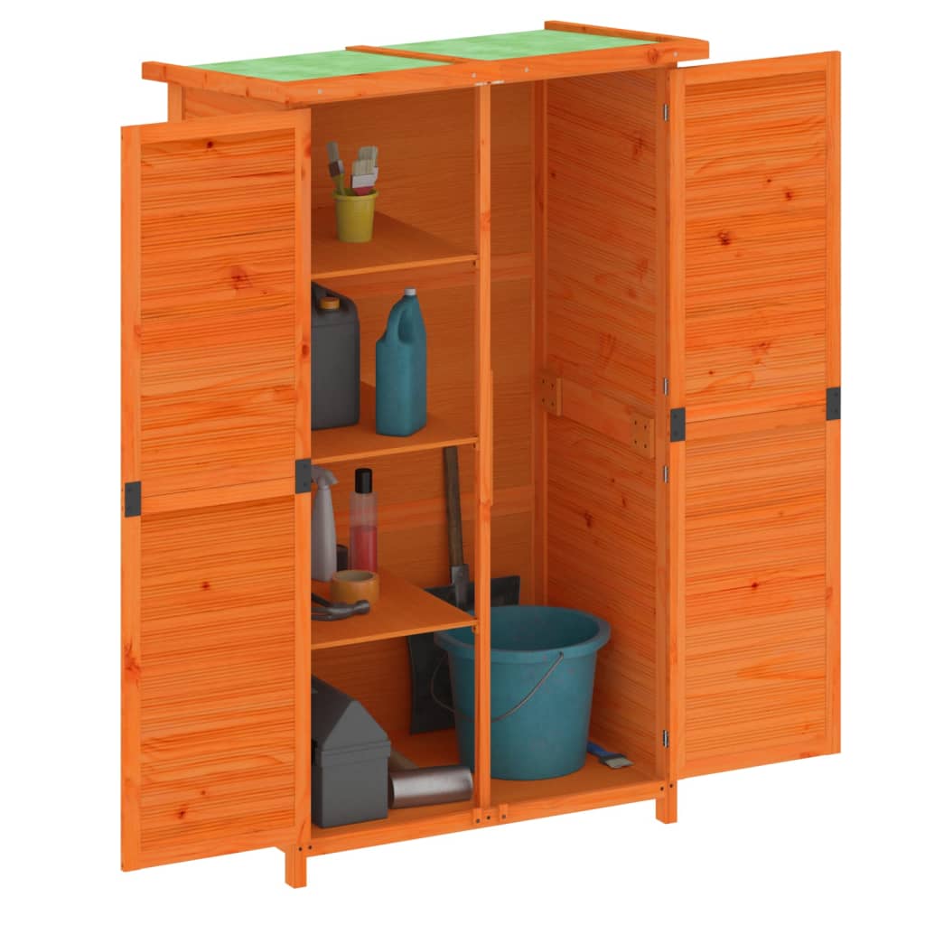 Tuinschuur 83X57X140 Cm Massief Grenenhout