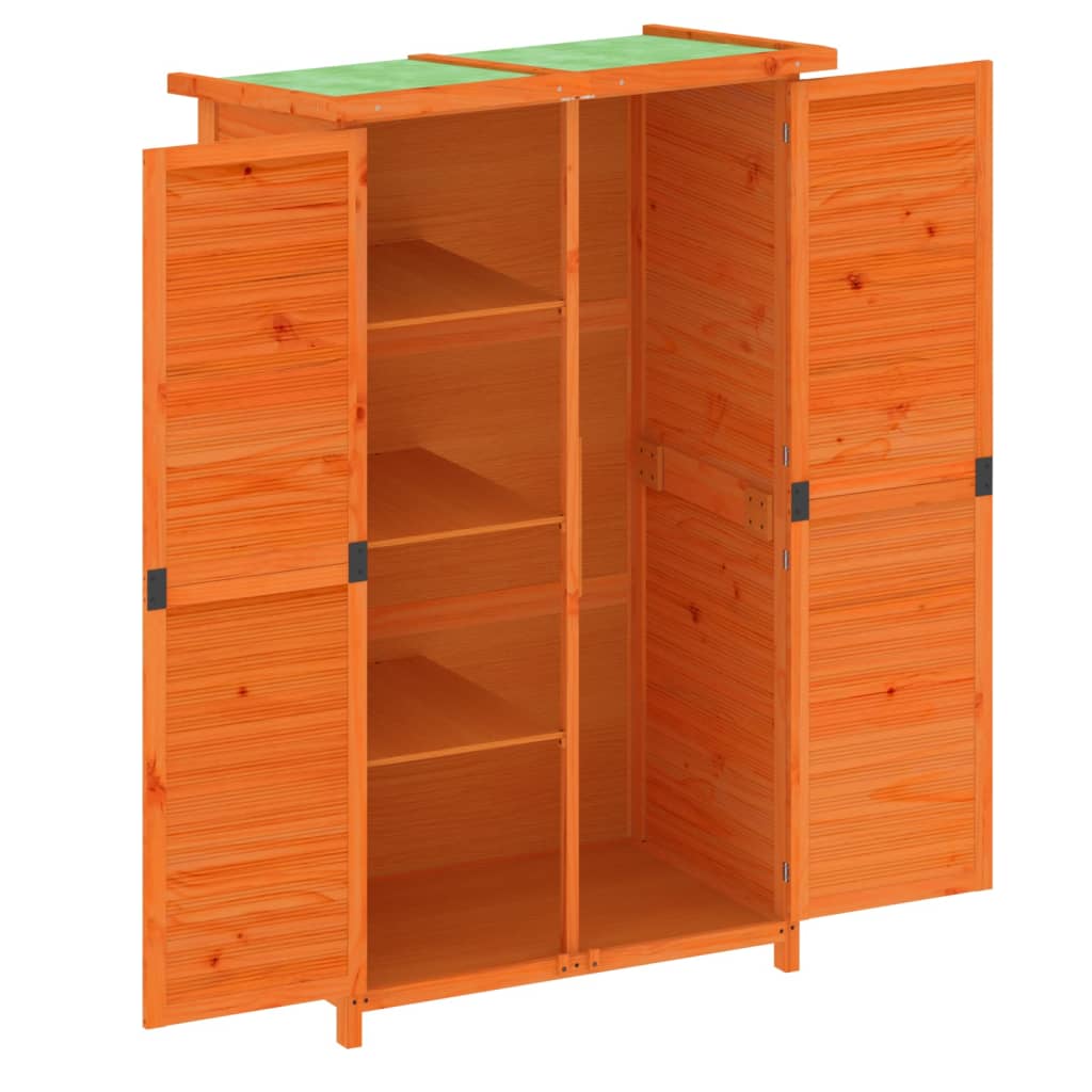 Tuinschuur 83X57X140 Cm Massief Grenenhout