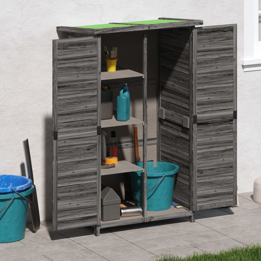 Tuinschuur 83X57X140 Cm Massief Grenenhout