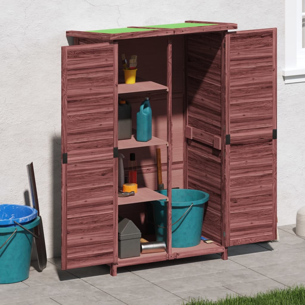 Tuinschuur 83X57X140 Cm Massief Grenenhout