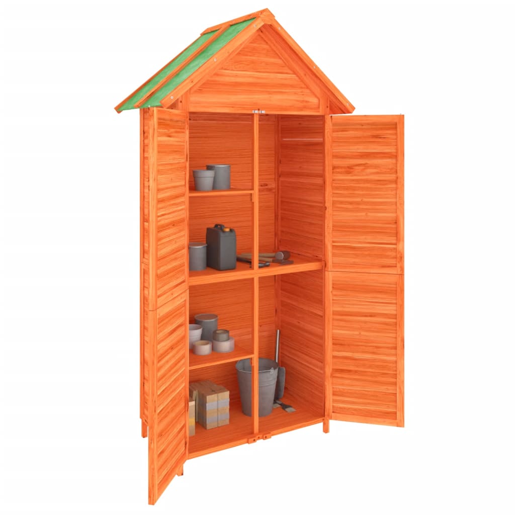 Tuinschuur 89X52,5X175 Cm Massief Grenenhout