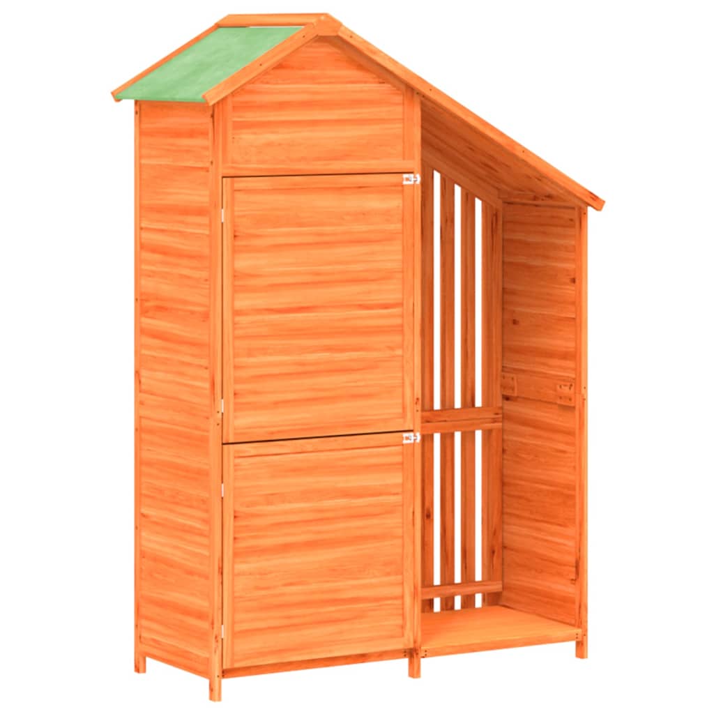 Tuinschuur 120X53,5X170 Cm Massief Grenenhout