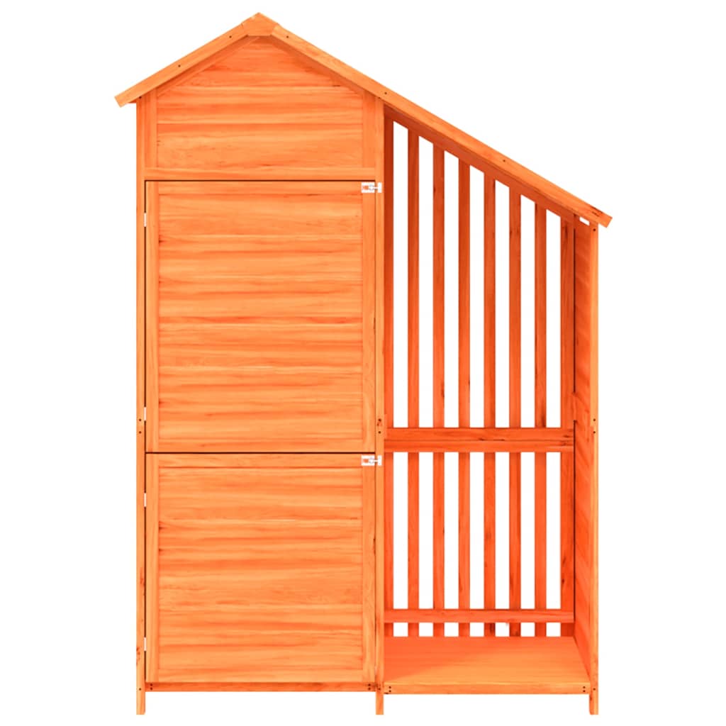 Tuinschuur 120X53,5X170 Cm Massief Grenenhout
