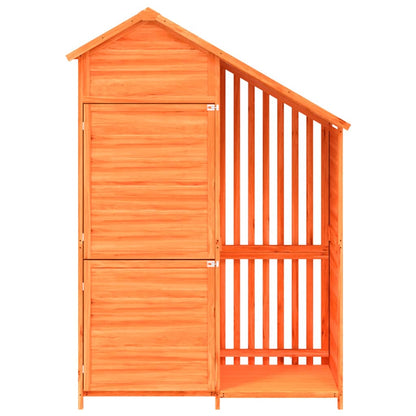 Tuinschuur 120X53,5X170 Cm Massief Grenenhout