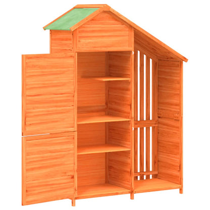 Tuinschuur 120X53,5X170 Cm Massief Grenenhout