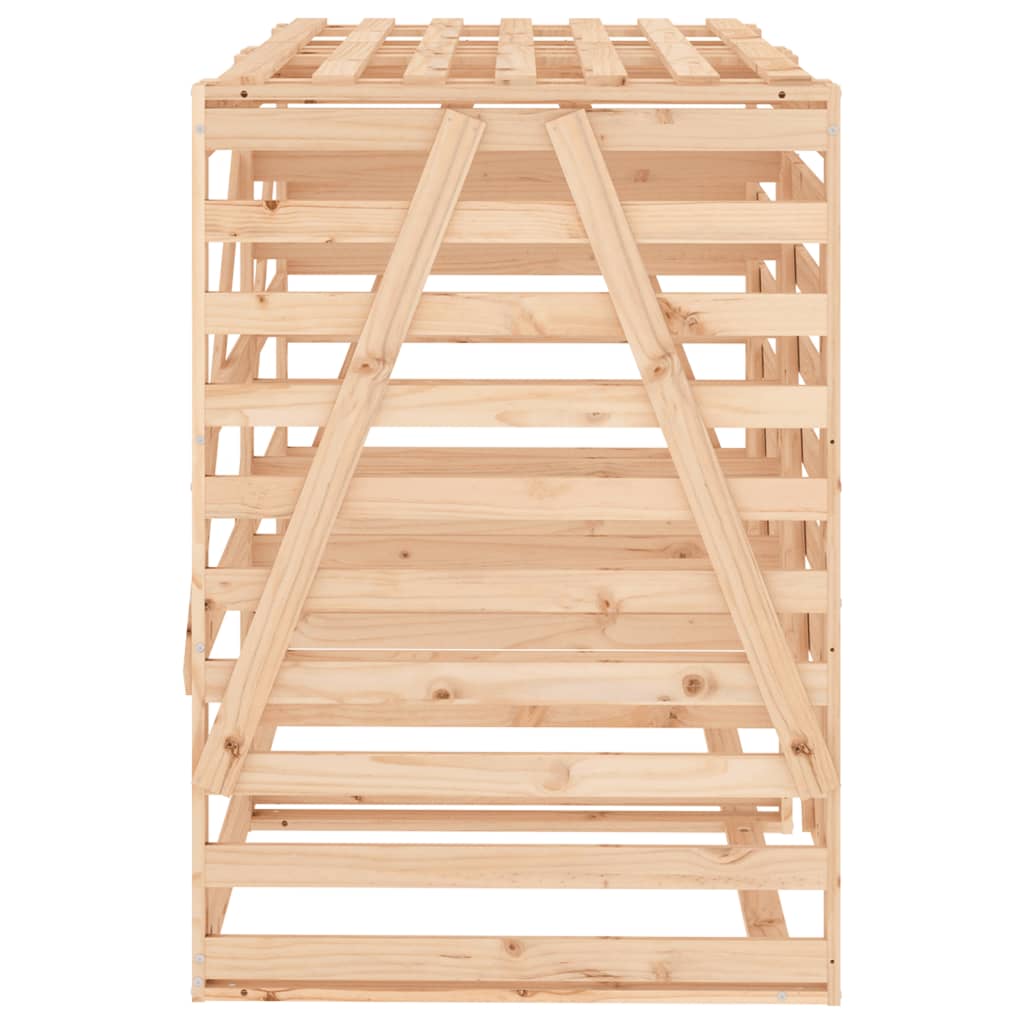 Containerberging Dubbel Massief Grenenhout