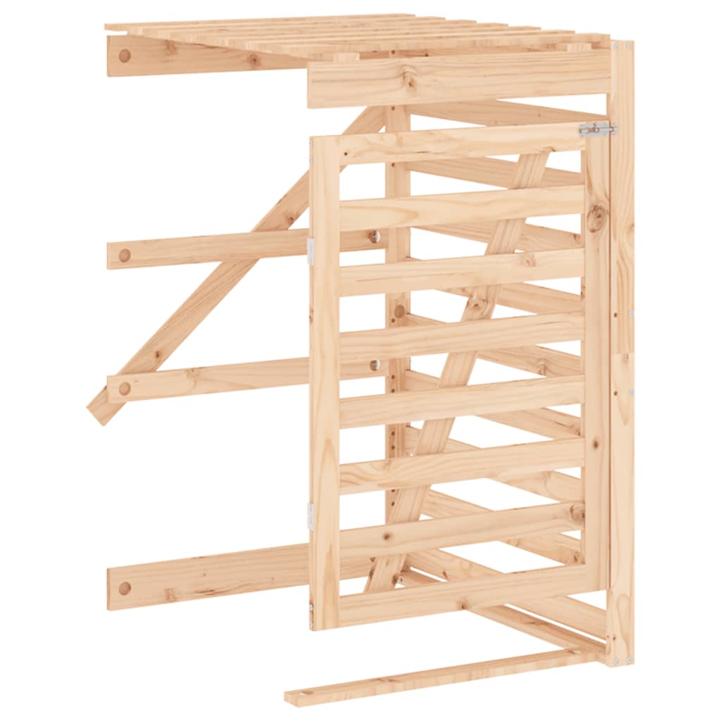 Containerberging Dubbel Massief Grenenhout