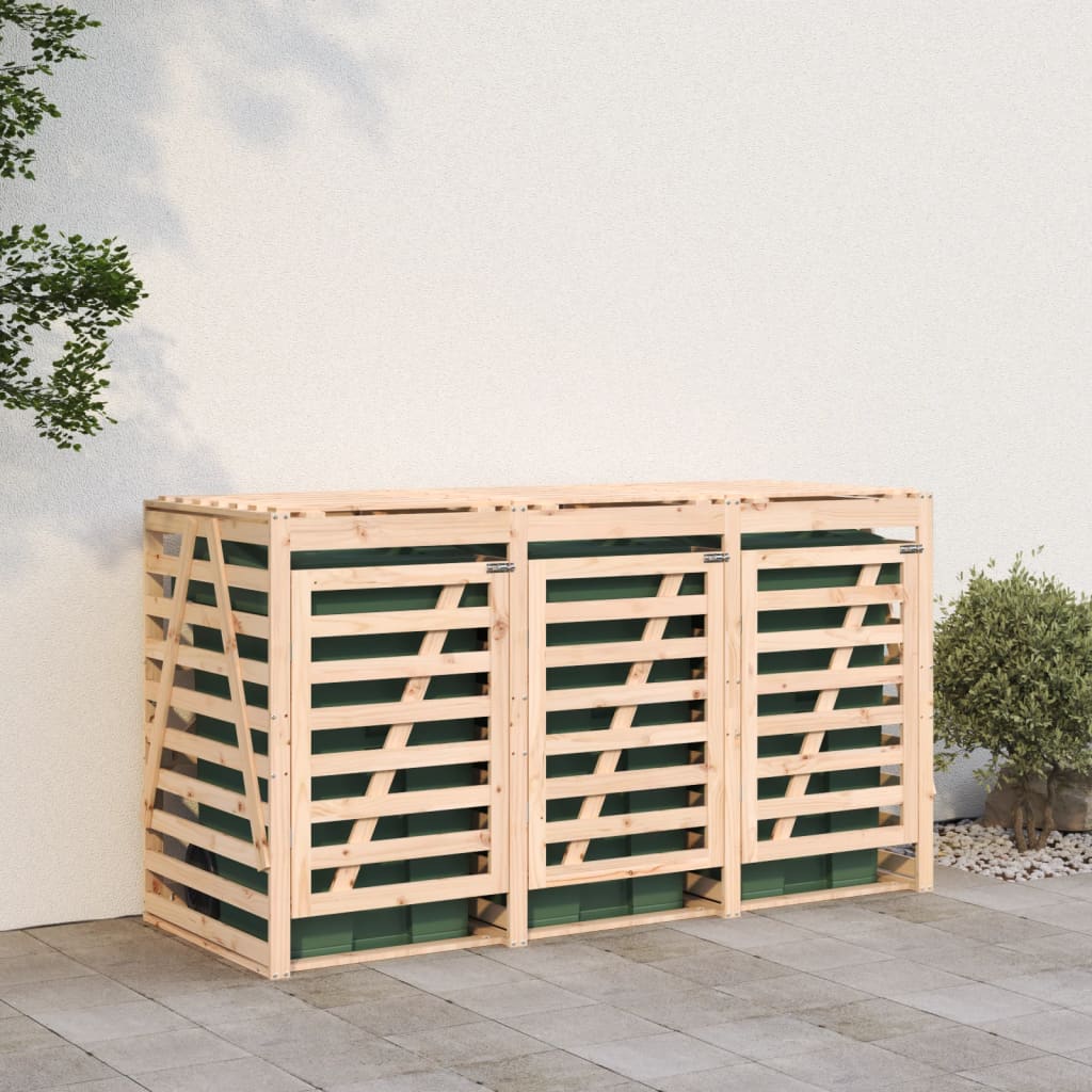 Containerberging Drievoudig Massief Grenenhout