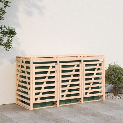 Containerberging Drievoudig Massief Grenenhout
