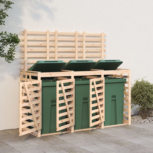Containerberging Drievoudig Massief Grenenhout