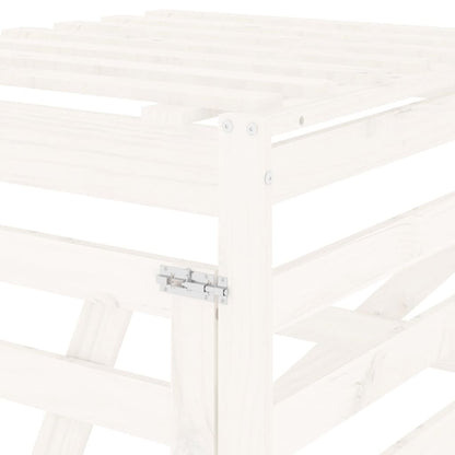 Containerberging Verlengstuk Massief Grenenhout Wit Wit Grenenhout