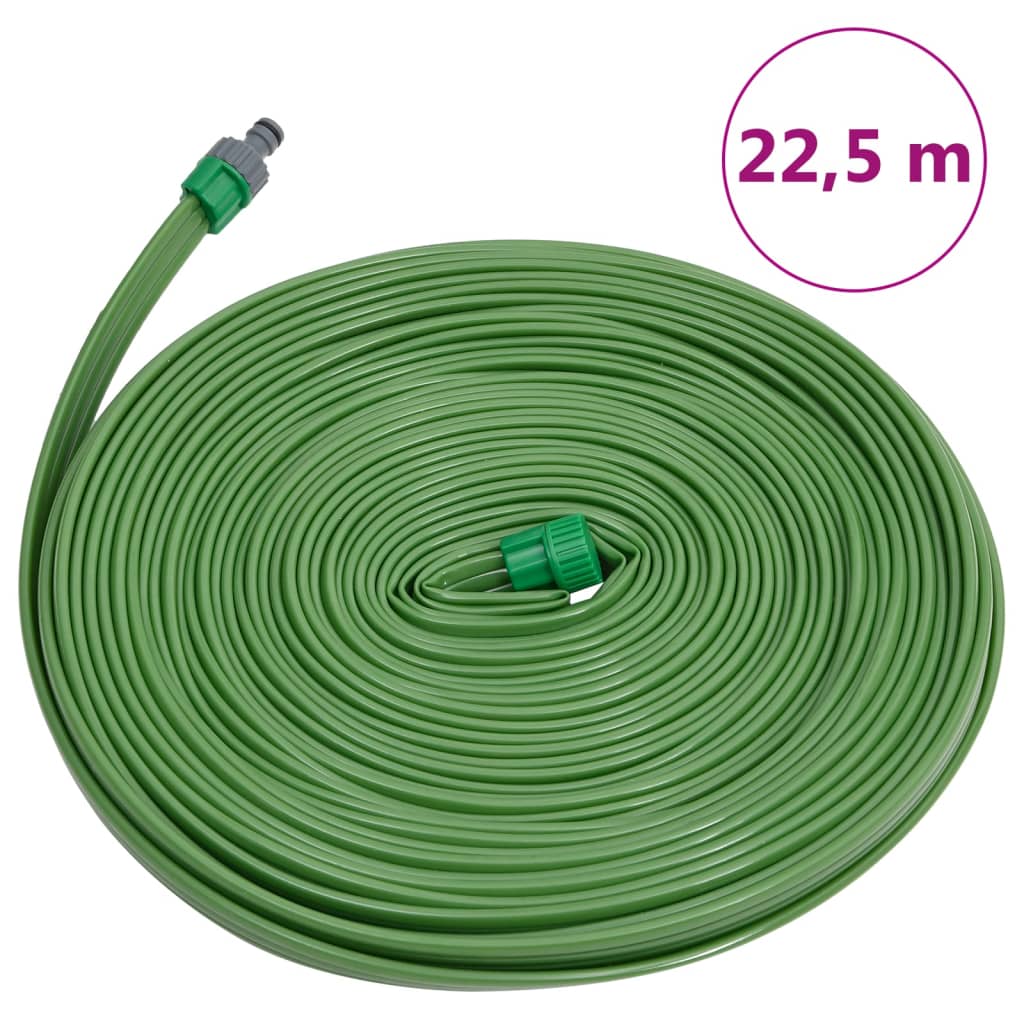 Sproeislang 3-Pijps Pvc 22,5 M Groen