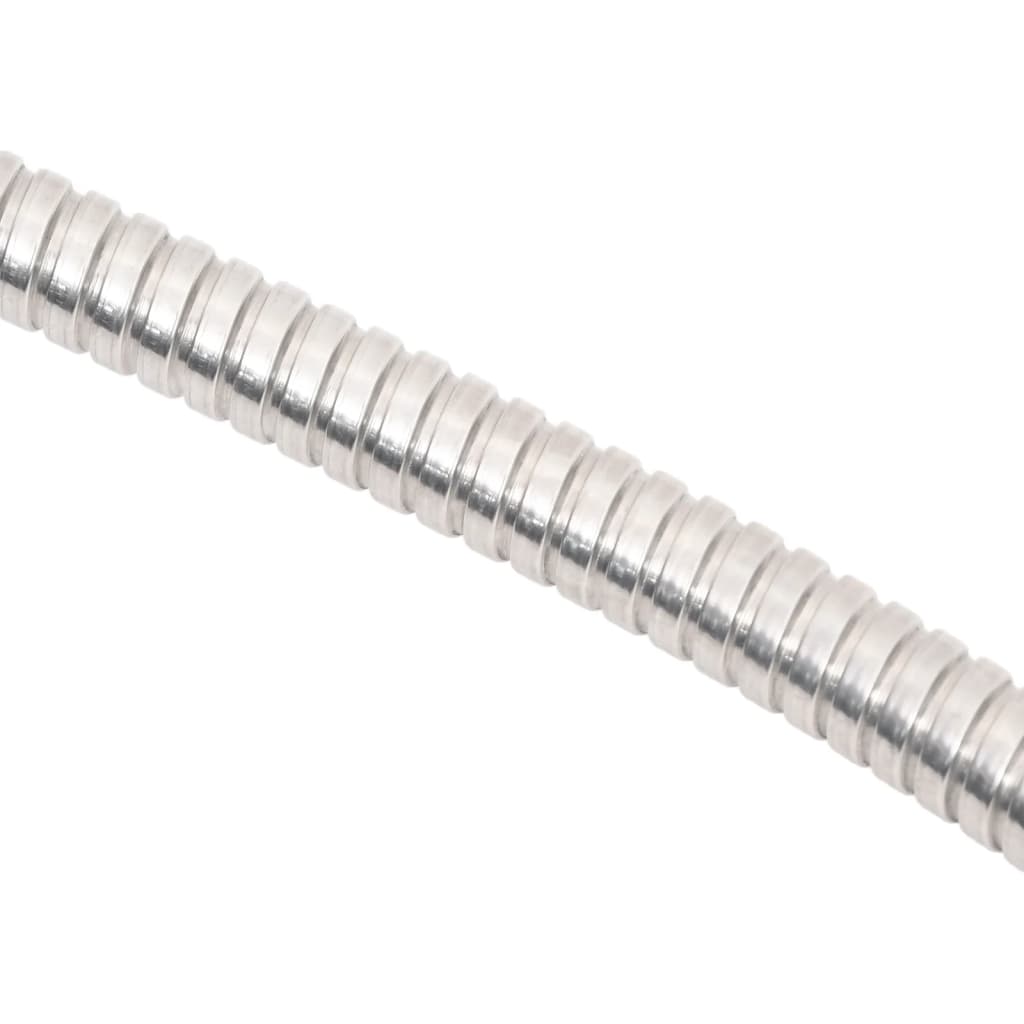 Tuinslang Met Sproeikop 0,6'' 22,5 M Roestvrij Staal Zilver