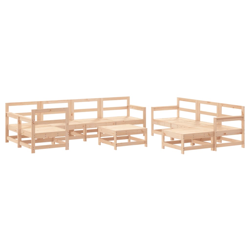 Loungeset Massief Grenenhout