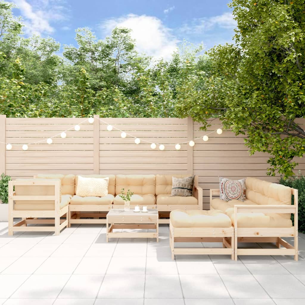 Loungeset Massief Grenenhout