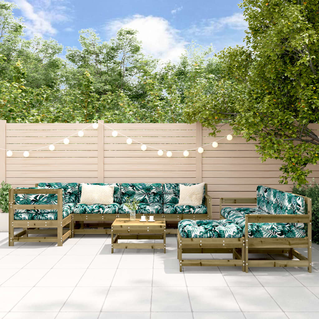Loungeset Massief Grenenhout