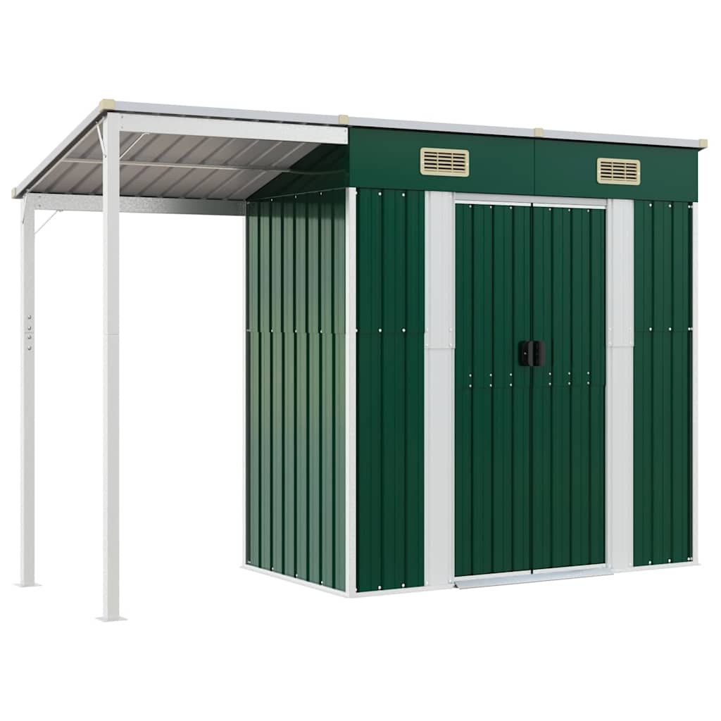 Tuinschuur Met Verlengd Dak 277X107X181 Cm Staal