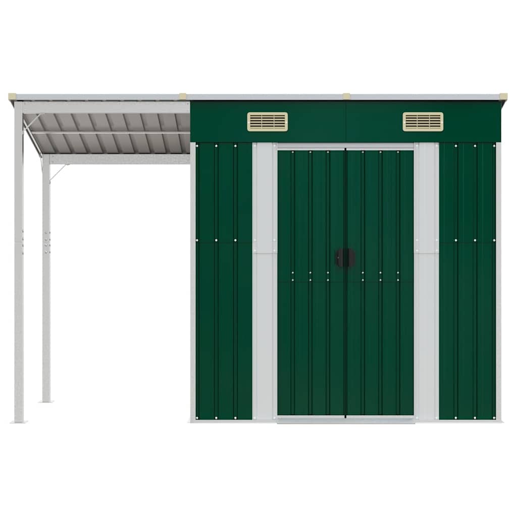 Tuinschuur Met Verlengd Dak 277X107X181 Cm Staal