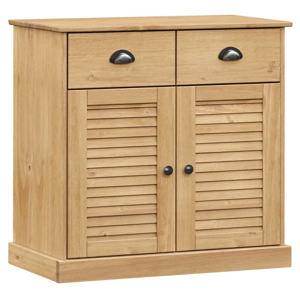 Hoge Kast Vigo 78X40X175 Cm Massief Grenenhout