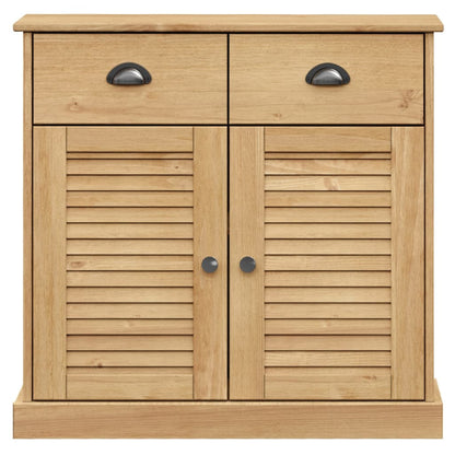 Hoge Kast Vigo 78X40X175 Cm Massief Grenenhout
