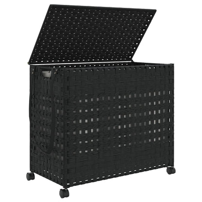 Wasmand Op Wielen 66X35X60 Cm Rattan