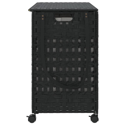 Wasmand Op Wielen 66X35X60 Cm Rattan