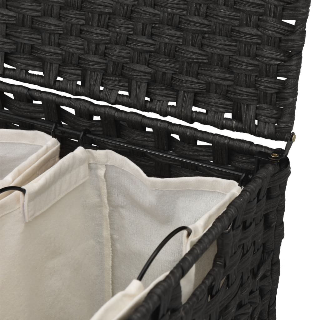 Wasmand Op Wielen 66X35X60 Cm Rattan