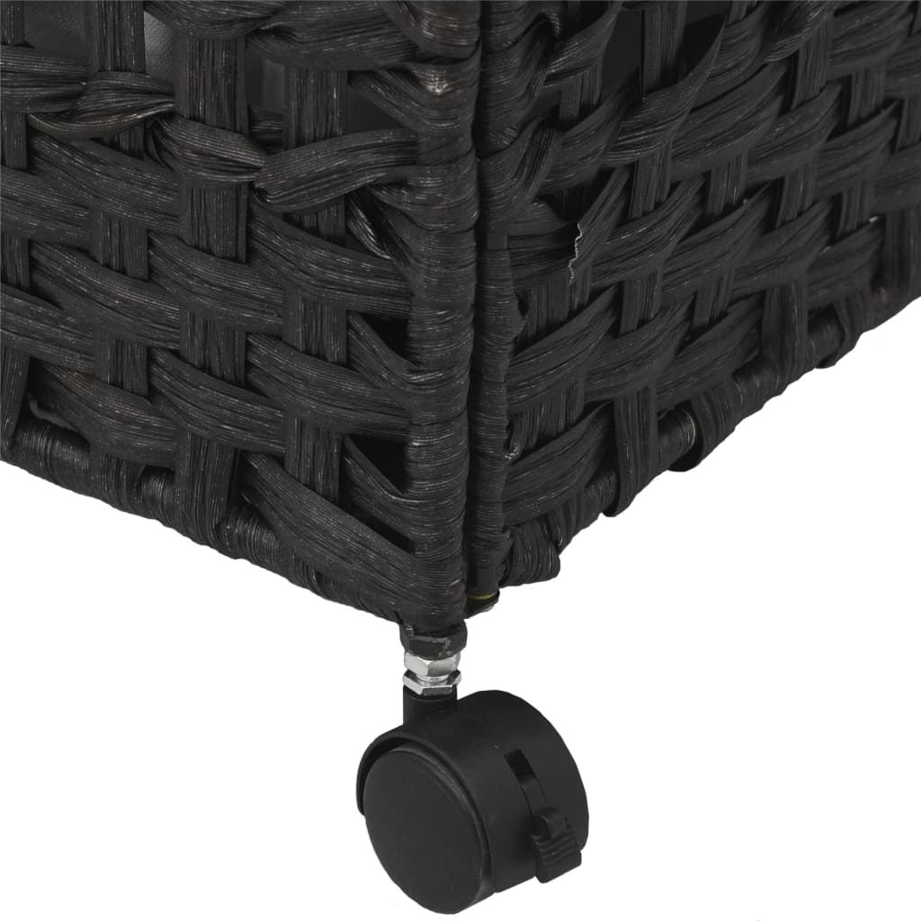 Wasmand Op Wielen 66X35X60 Cm Rattan